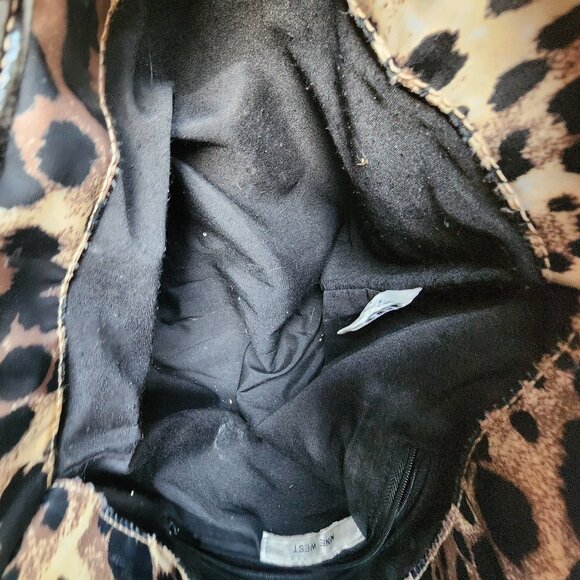 Nine West Leopard Print Textile Shoulder Bag - Picture 12 of 16